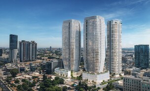 מתחם קרסו ריב"ל (צילום: הדמיה: יסקי מור סיון אדריכלים)