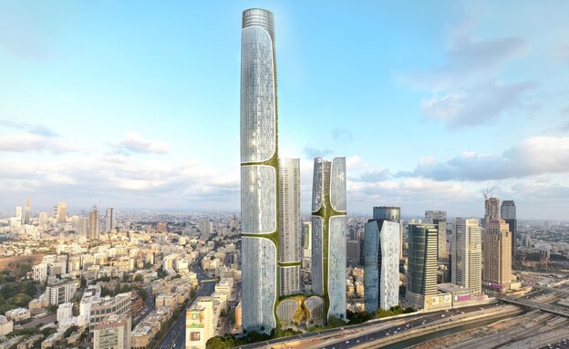 מגדל המגורים הגבוה בישראל, פרויקט Vertical city  (צילום: DBLK - ברעלי לויצקי כסיף דה לה פונטן אדריכלים)
