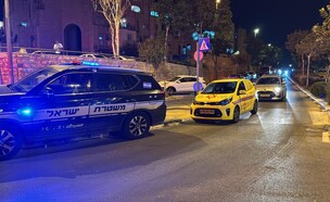 זירת הירי בירושלים (צילום: תיעוד מבצעי מד"א)