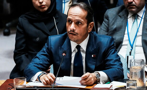 ראש ממשלת קטאר מוחמד א-ת'אני (צילום: Eduardo Munoz, reuters)