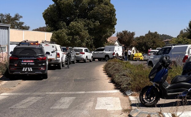 זירת הפיגוע במלון בקיבוץ צובה (צילום: יואב דודקביץ', TPS)