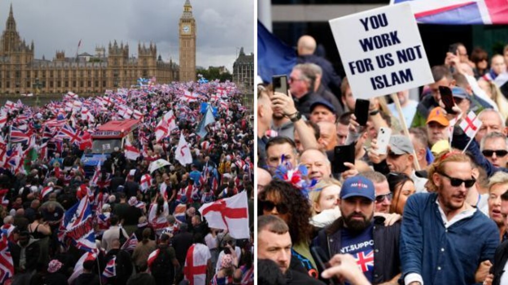 הפגנת הימין הענקית בלונדון