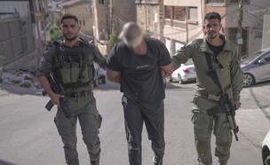 מעצר בנצרת (צילום: דוברות המשטרה)