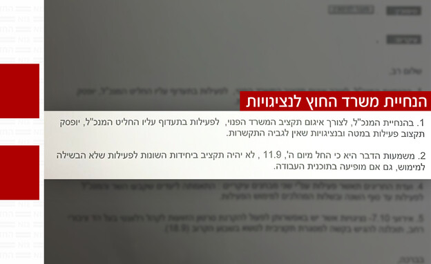 הנחיות משרד החוץ לנציגויות