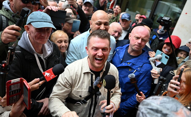 מנהיג הימין הקיצוני בבריטניה טומי רובינסון