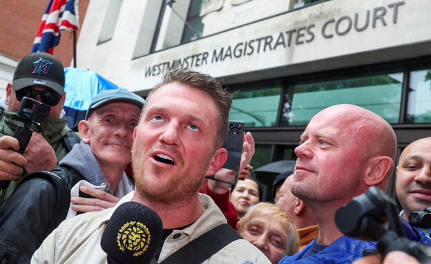 מנהיג הימין הקיצוני בבריטניה טומי רובינסון