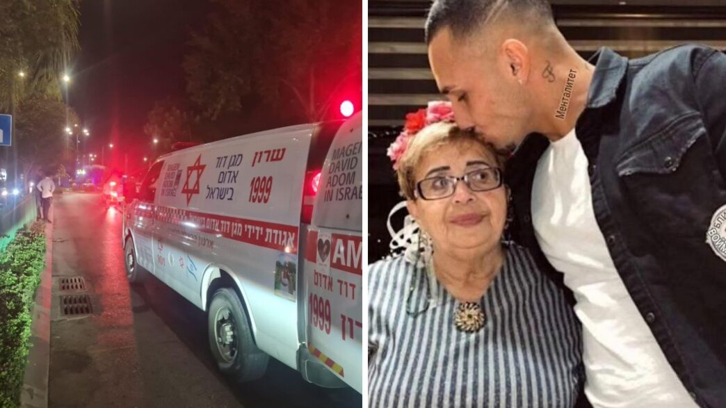 ארז איסקוב יחד עם סבתו שרה צ'רקסוב וזירת התאונה ארז איסקוב יחד עם סבתו שרה צ'רקסוב וזירת התאונה