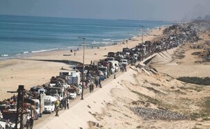 כ-300 אלף עזתים התפנו מהעיר עזה