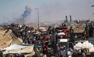 כ-300 אלף עזתים התפנו מהעיר עזה