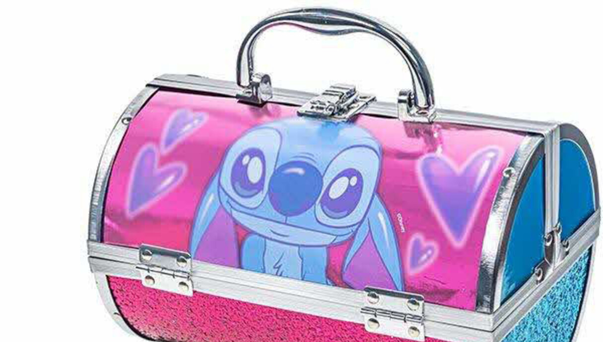 משחקים לחגים 2025 תיק ביוטי לילדות בעיצוב גליל בדמות של סטיץ' 199 משחקים לחגים 2025 תיק ביוטי לילדות בעיצוב גליל