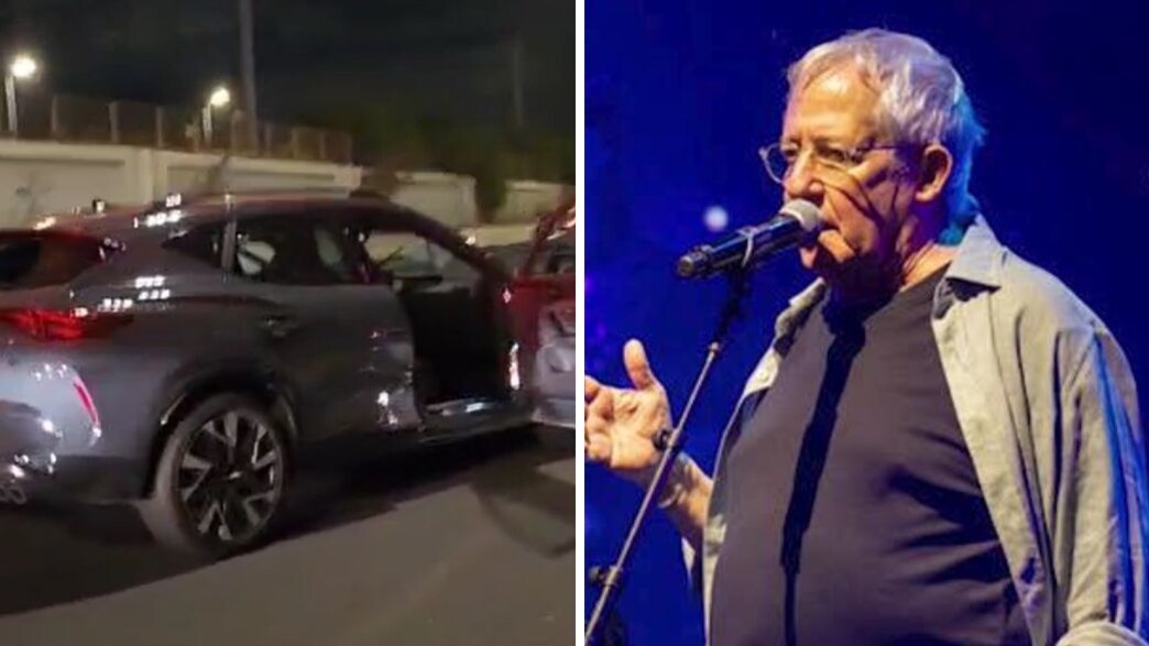 ההרס בזירת התאונה