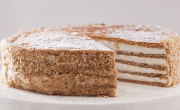 ריז'יק, עוגת שכבות רוסית  (צילום: אפיק גבאי, mako אוכל)