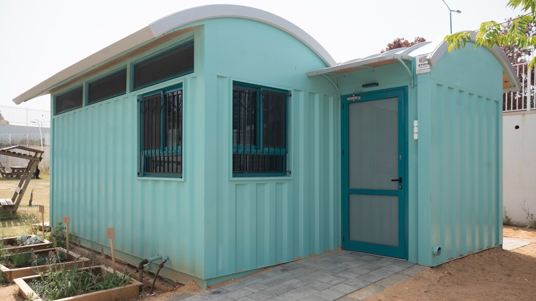 מבנה נייד של חברת חוסן בשדרות מבנה נייד של חברת חוסן בשדרות