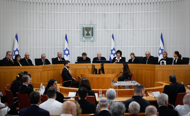 טקס פרישת השופט אלרון מבית המשפט העליון (צילום: יונתן זינדל, פלאש 90)