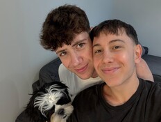 עידן שלווה ובן הזוג בועז