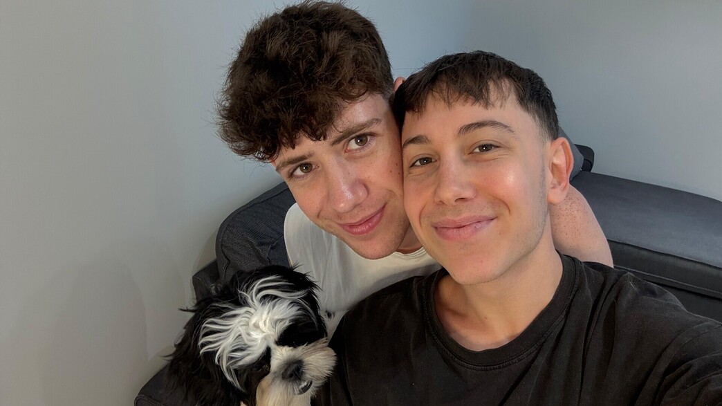 עידן שלווה ובן הזוג בועז