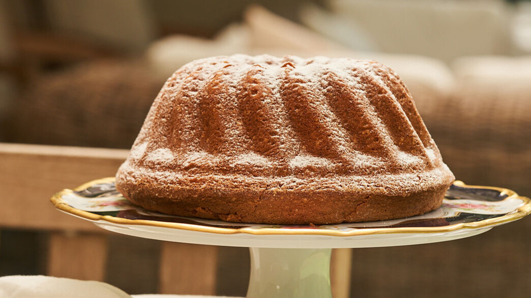 עוגת התפוזים. מוכנה להגשה