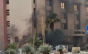 כטב"ם נפל בחצר מלון באילת (צילום: שימוש לפי סעיף 27א' לחוק זכויות יוצרים)