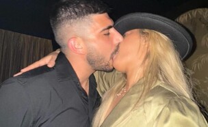 עדן בן זקן ובעלה (צילום: רשתות חברתיות לפי סעיף 27 א')