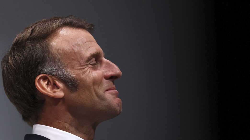 נשיא צרפת עמנואל מקרון