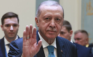 נשיא טורקיה רג׳פ טאיפ ארדואן (צילום: AP)