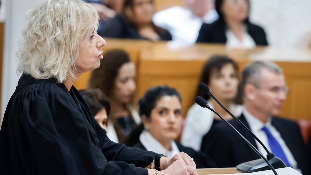 גלי בהרב מיארה בטקס פרידה מהשופט אלרון גלי בהרב מיארה בטקס פרידה מהשופט אלרון