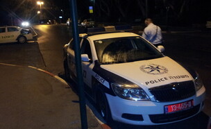 ניידת משטרה בתל אביב