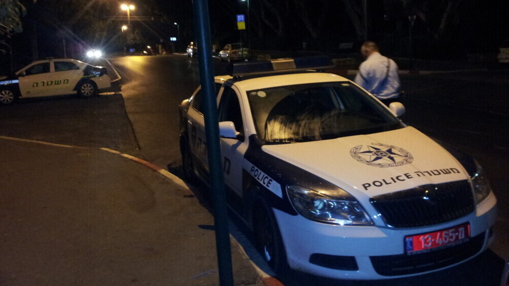ניידת משטרה בתל אביב