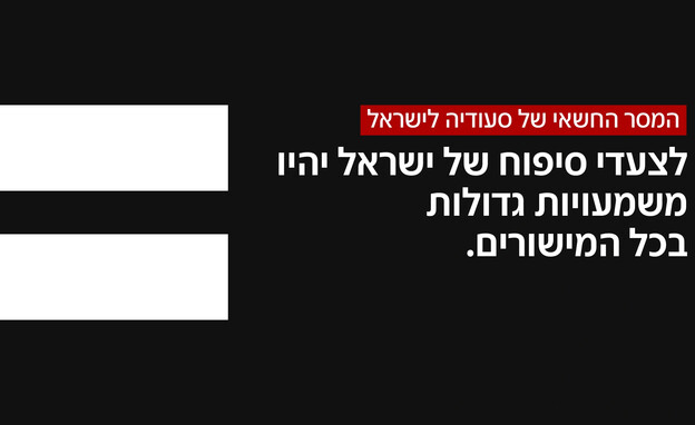 המסר החשאי של סעודיה לישראל