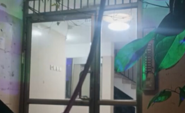 השלכת רימון בבני ברק (צילום: דוברות המשטרה)