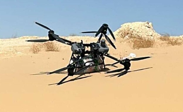 רחפן ששימש להברחות ונתפס סמוך לגבול מצרים