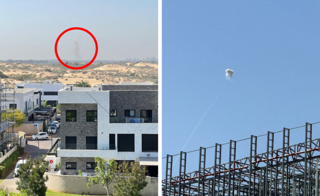 אזעקות באזור אשדוד ולכיש (צילום: לפי סעיף 27 א')