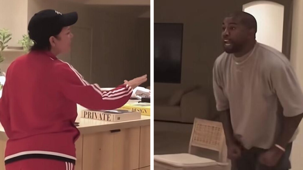 קניה ווסט בעימות עם קריס ג'נר