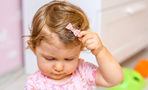 תינוקת ורודה  (צילום: shutterstock)