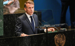 נשיא צרפת מקרון הכריז על הכרה במדינה פלסטינית (צילום: רויטרס)