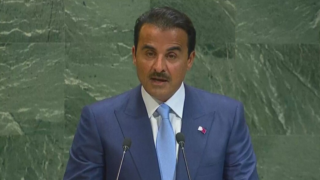 אמיר קטר נואם בעצרת האו"ם