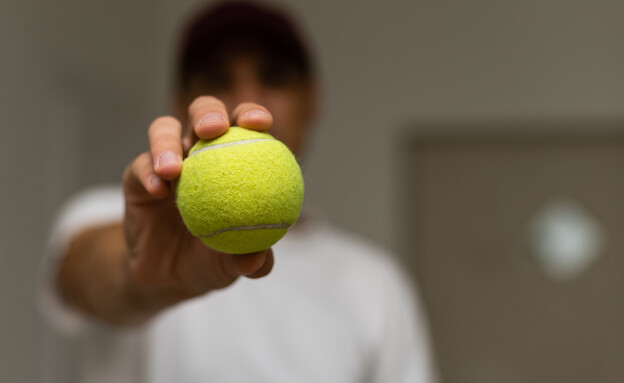 כדור טניס (צילום: shutterstock_Andrew_Angelov)