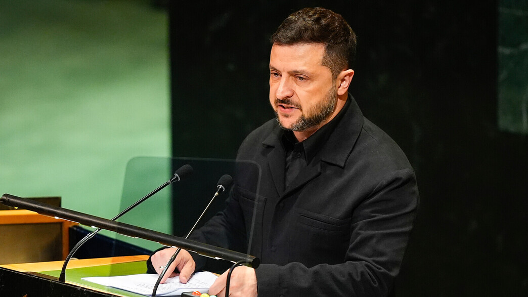 וולודימיר זלנסקי, נשיא אוקראינה, באו"ם