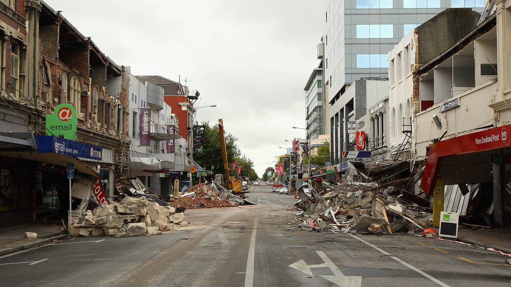 כרייסטצ'רץ' רעידת אדמה ניו זילנד
