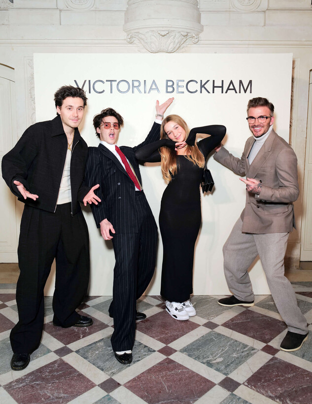 משפחת בקהאם בתצוגה משפחת בקהאם בתצוגה