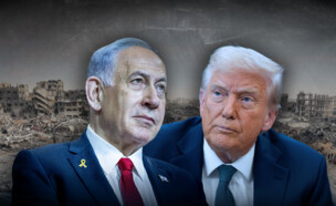 דונלד טראמפ, בנימין נתניהו (עיבוד: פלאש 90, AP)