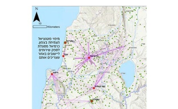 מפת מטרופולינים עתידיים מפת מטרופולינים עתידיים