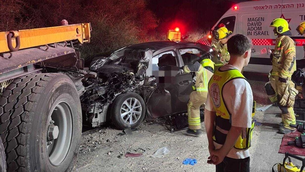 זירת התאונה הקטלנית באשדוד זירת התאונה הקטלנית באשדוד