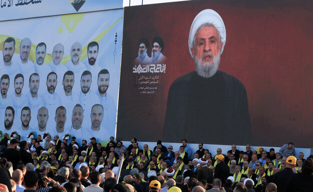 הטקס המרכזי לזכרו של חסן נסראללה (צילום: reuters)