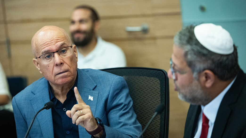איתמר בן גביר וצביקה פוגל בוועדה לביטחון לאומי