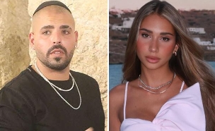רום שמיר ובת הזוג בר מלכה (צילום: רום: פול סגל | בר: מתוך אינסטגרם)