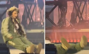 לולה יאנג מתעלפת על הבמה (צילום: TikTok)