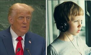 התבטאות טראמפ על אוטיזם  (צילום: חדשות 12)