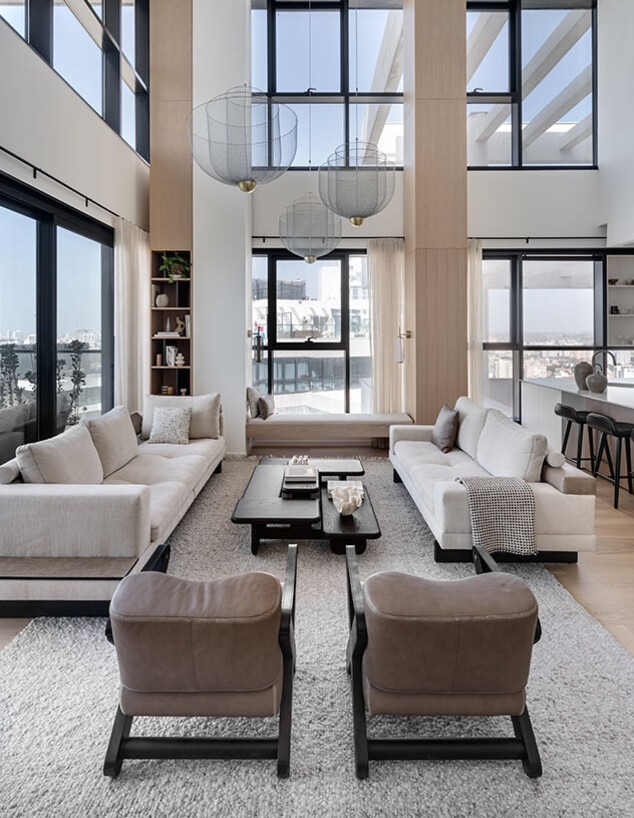 בית בעיר ימים מטבח סלון עיצוב יטי סלסקי 