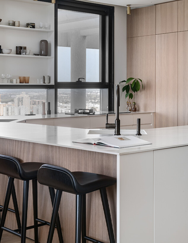 בית בעיר ימים מטבח עיצוב יטי סלסקי 